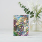 フェアリーお洒落ランドの背景 名刺 (スタンド正面)