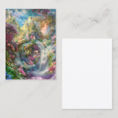 フェアリーお洒落ランドの背景 名刺 (正面/裏面)