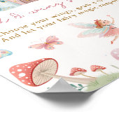 フェアリーお洒落ワンドアンドウィングスステーション誕生日 ポスター (角)