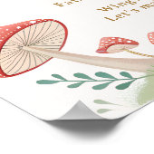 フェアリーお洒落1st誕生日パーティーマジカルウェルカム ポスター (角)