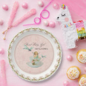 フェアリーかわいらしティーカップパーティーベビーシャワーパーティーデコール ペーパープレート (パーティー)