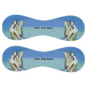 フェアリーかわいらしレッドヘア(昆虫)オオカバマダラ、モナークバタフライウイングブルー ソフトボール (パネル)