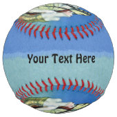 フェアリーかわいらしレッドヘア(昆虫)オオカバマダラ、モナークバタフライウイングブルー ソフトボール (正面)