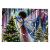 フェアリーかわいらし飾のクリスマスツリー ラージペーパーバッグ (裏面)