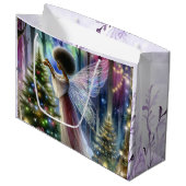 フェアリーかわいらし飾のクリスマスツリー ラージペーパーバッグ (正面アングル)