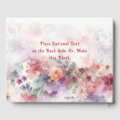 フェアリーきらめくウェイズフェアヤコアガーデン誕生日 ゲストブック (裏面)