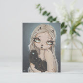 フェアリーのゴシック様式のジャカループファンタジー絵葉書 ポストカード (スタンド正面)