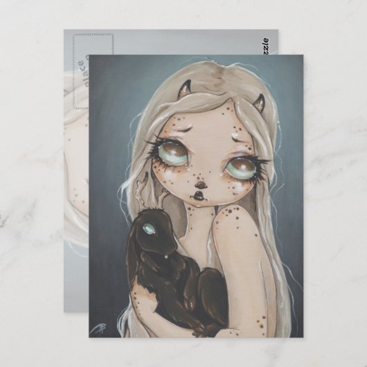 フェアリーのゴシック様式のジャカループファンタジー絵葉書 ポストカード (正面/裏面)