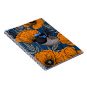 フェアリーのレンツとオレンジ色のケシの花 ノートブック (右側)