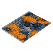 フェアリーのレンツとオレンジ色のケシの花 ノートブック (左側)