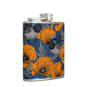 フェアリーのレンツとオレンジ色のケシの花 フラスク (右)