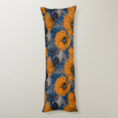 フェアリーのレンツとオレンジ色のケシの花 ボディピロー (裏面 (縦))