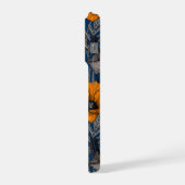 フェアリーのレンツとオレンジ色のケシの花 iPhoneケース (左側面)