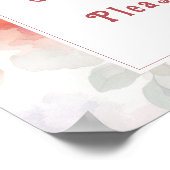 フェアリーはフェアリーコアガーデンバースデーパーティーサインを引き立てる ポスター (角)