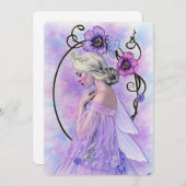 フェアリーアールヌーボーノテカード サンキューカード (正面/裏面)