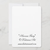 フェアリーアールヌーボーノテカード サンキューカード (裏面)