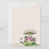 フェアリーインザガーデン招待状 招待状 (裏面)