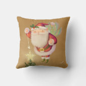 フェアリーウィングサンタ金ゴールド装飾用クッション クッション (裏面)