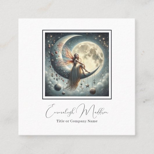 フェアリーウィングジュエリーの快楽 スクエア名刺 (正面)