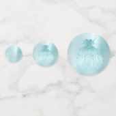 フェアリーウィングミントガウン | ルクスパールグリーンアクアシェン コンフェッティ (正面)