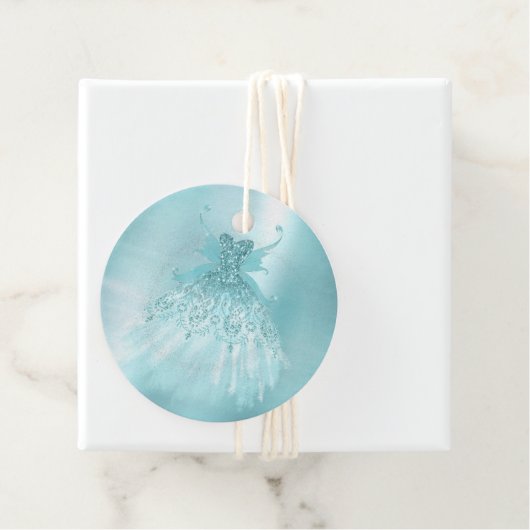 フェアリーウィングミントガウン | ルクスパールグリーンアクアシェン フェイバータグ (インサイチュ)