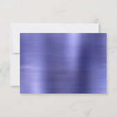 フェアリーウィングラベンダーガウン | 紫虹彩光沢 出欠カード (裏面)