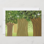 フェアリーウッドランドバースデーパーティ招待状 招待状 (裏面)