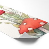 フェアリーウッドランド誕生日ウェルカム ポスター (角)