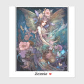 フェアリーウーマンファンタジーアート シール (シート)