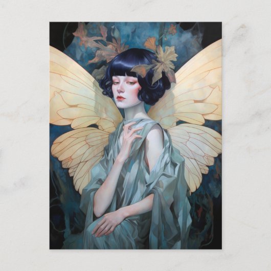 フェアリーウーマンファンタジーアート ポストカード (正面)