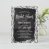 フェアリーエレガントキャッスルトーンフレームブライダルシャワー 招待状 (スタンド正面)