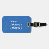 フェアリーエレガントバタフライウイングゴールデンドレス ラゲッジタグ (正面横)