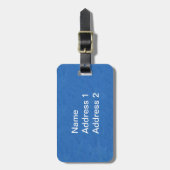 フェアリーエレガントバタフライウイングゴールデンドレス ラゲッジタグ (正面縦)