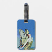 フェアリーエレガントバタフライウイングゴールデンドレス ラゲッジタグ (裏面縦)