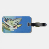 フェアリーエレガントバタフライウイングゴールデンドレス ラゲッジタグ (裏面横)