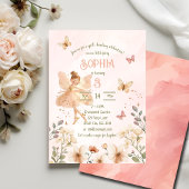 フェアリーエンチャントフォレスト誕生日招待状カード 招待状