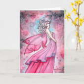 フェアリーオブラブファンタジーアートバイモリー・ハリソン カード (黄色い花)