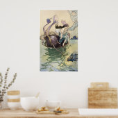 フェアリーオンザシーショアプリントバイワーウィックゴブル ポスター (キッチン)