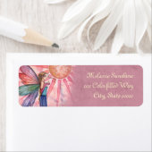 フェアリーカラフルアート差出人住所ラベル ラベル (インサイチュ)