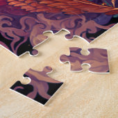 フェアリーカラフルエンジェルウィングスファンタジーアート ジグソーパズル (側面)