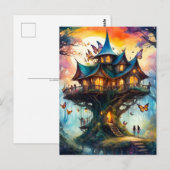 フェアリーカラフルビレッジ、ポストクロッシング ポストカード (正面/裏面)