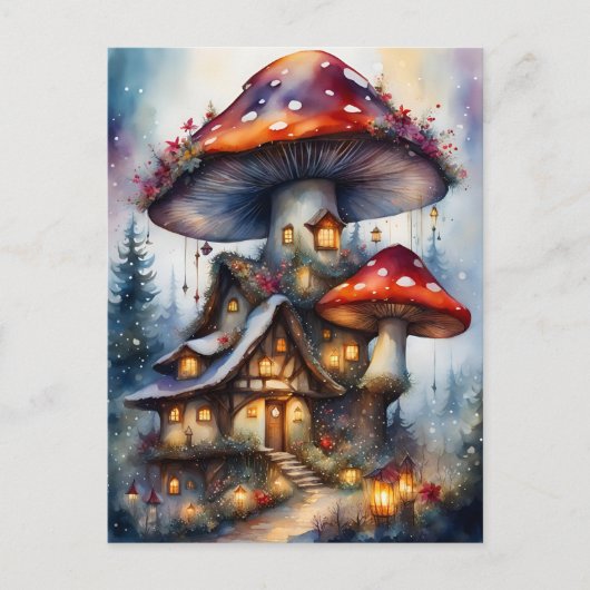 フェアリーカラフルビレッジ、ポストクロッシング ポストカード (正面)