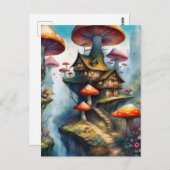 フェアリーカラフルビレッジ、ポストクロッシング ポストカード (正面/裏面)