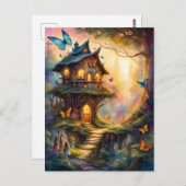 フェアリーカラフルビレッジ、ポストクロッシング ポストカード (正面/裏面)