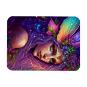 フェアリーカラフルファンタジーアートマグネット マグネット (横)