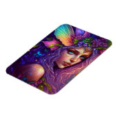 フェアリーカラフルファンタジーアートマグネット マグネット (左側)