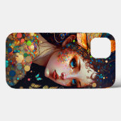 フェアリーカラフル蝶ファンタジーアート Case-Mate iPhoneケース (裏面 (横))