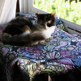 フェアリーガーデンガーデニング フリースブランケット