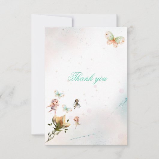 フェアリーガーデンサンキューカード サンキューカード (正面)