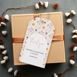 フェアリーガーデンパステルボホフローラウォーターカラー ギフトタグ